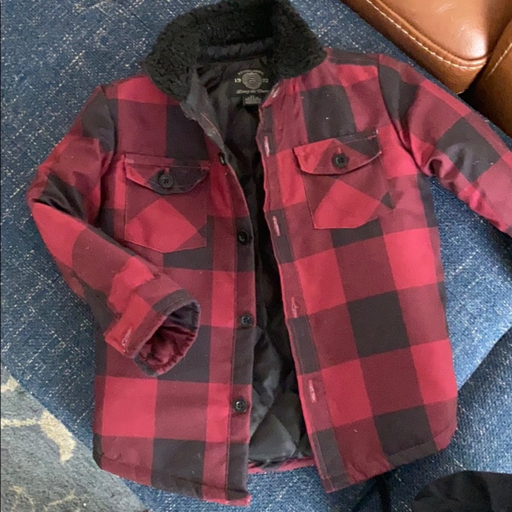 Buffalo Check Boys Midweight Jacket